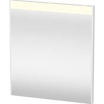 Zrcadlo Duravit Brioso - Zrcadlo s LED osvětlením 70x62x5 cm, lesklá bílá BR7001022220000