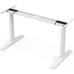 Elektricky výškově nastavitelný stůl AXIS — bílý, bez desky Antares
