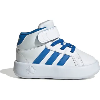 Dívčí tenisky Dětské Vysoké tenisky ADIDAS GRAND COURT MID I JQ5678 – Bílá 23