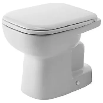 Klozet Duravit D-Code - Stojící WC, spodní odpad, s HygieneGlaze, alpská bílá 21100120002