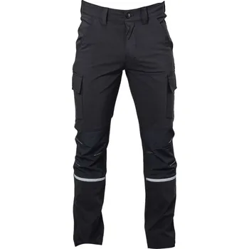 Pánské kalhoty James Ross Kalhoty Helsinki černá 3XL