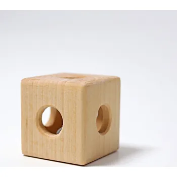 Dřevěná hračka Grimms Kostka s rolničkou