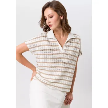 Dámské tričko TUZZI DESERT OASIS dámské triko pletené bílé