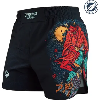 Lehké MMA kraťasy Ground Game ASHI GARAMI - černé Velikost: XL