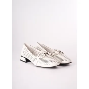 Dámské mokasíny KARISMA dámské mokasíny perforované bílé