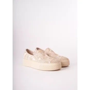 Dámské mokasíny PASS dámské espadrilky zlaté