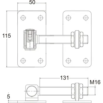 Pant stavitelný s dvojitou základnou varianty M16, M18 a M20 Varianta: M16