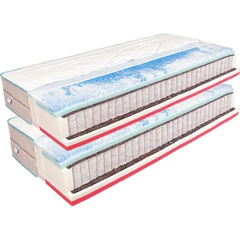 Matrace Pružinová-taštičková matrace Mabo EGET hard 1+1 Potah: Basic, Rozměr: 80x200 cm