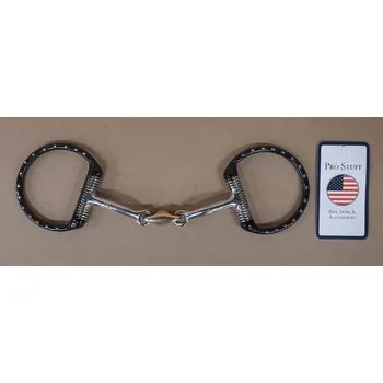Udidlo pro koně Pro stuff blues Dvakrát lomené déčko Titanium