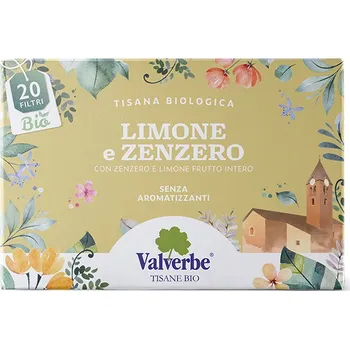 Čaj Valverbe BIO citrón a zázvor čaj