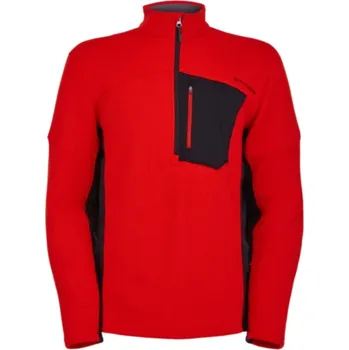 Pánské oblečení Mikina SPYDER Bandit 1/2 Zip Volcano Červená M