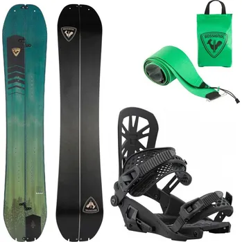 Snowboard ROSSIGNOL Escaper Split se stoupacími pásy Ross a vázáním UNION