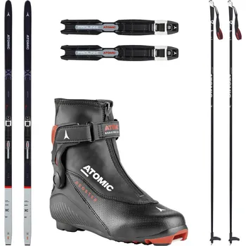 Běžky ATOMIC Savor XC Grip s vázáním NNN Automatic + Obuv ATOMIC Redster CS JR + Hole