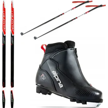 Lyžování Juniorský běžecký set Peltonen Tiger Jr + boty Alpina + hole