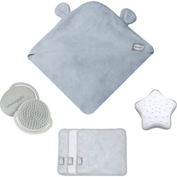 Kosmetická sada SHNUGGLE Výhodný dárkový set na koupání Grey