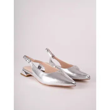 Dámské baleríny EPICA dámské lodičky stříbrné