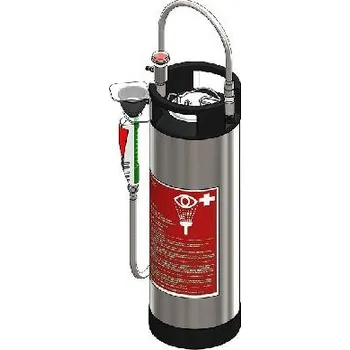 Sprchová hlavice Sanela Lékařské sprchy - Přenosná nerezová tělní a oční sprcha s jednou hlavicí SLSN 26