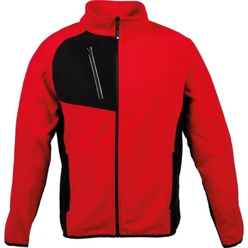 Pánská mikina James Ross Fleecová mikina Edimburgo pánská červená 4XL