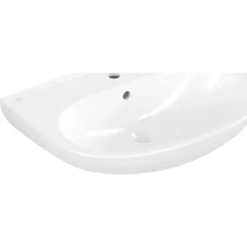 Umyvadlo Villeroy & Boch O.novo - Umyvadlo 65x48 cm, s přepadem, otvor pro baterii, alpská bílá 4A406501