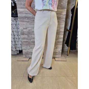 Dámské kalhoty PARAMI Mira dámské kalhoty béžové prodloužené