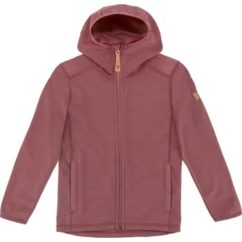 zateplená bunda dětská FJÄLLRÄVEN Kids Keb Fleece Hoodie Mesa Purple - 128