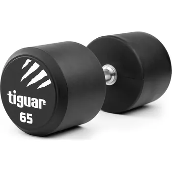 Tiguar Jednoruční uretanová činka 65 kg Tiguar (cena za 1 ks)
