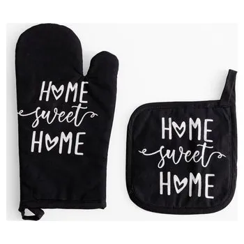 Chňapka Kuchyňská chňapka s podložkou s nápisem NICOLE COLLECTION