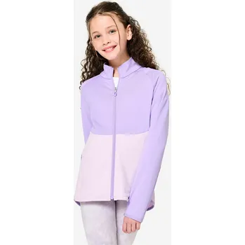 Dámská mikina DECATHLON Dívčí sportovní mikina 12 LET FIALOVÁ