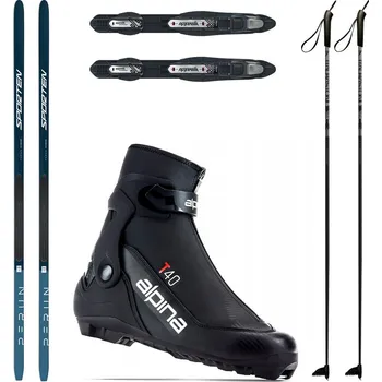 Běžky SPORTEN Perun MgE NIS s vázáním NNN + boty Alpina T40 + hole