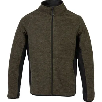 Pánská mikina James Ross Fleecová mikina Ginevra vojenská zelená 3XL