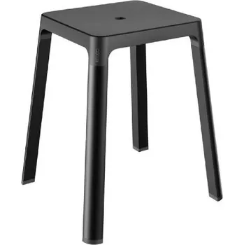 Koupelnové sedátko Keuco Axess - Koupelnová stolička, matná černá 35082370037