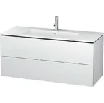 Duravit L-Cube - Umyvadlová skříňka 55x122x48 cm, 2 zásuvky, bílá mat LC624301818