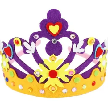 Výtvarná sada Sada na výrobu korunky, SLUNEČNÍ PRINCEZNA, 14 x 10,5 x 14,5 cm, 1 sada