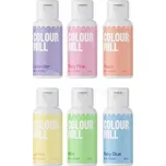 Sada pastelových barev do čokolád -Mill Oil Blend Pastel 6 ks - Colour Mill