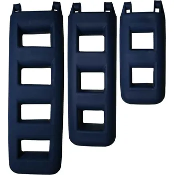 Člun Fendr žebřík Majoni v černé barvě Velikost: 3 schůdky