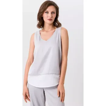 Dámské tričko TUZZI POOLSIDE GLAMOUR dámské tílko šedobílé