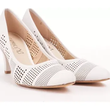 Dámské lodičky CAPRICE nappa dámské lodičky bílé