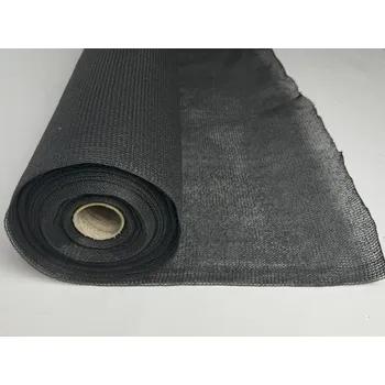 Stínicí technika Stínící sítě PloteS na pódium černé se sníženou hořlavostí - cena za roli, 3,07m, 50m