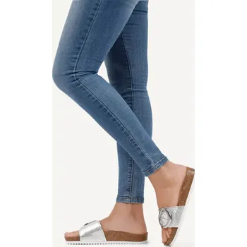 Dámské pantofle CAPRICE dámské pantofle stříbrné