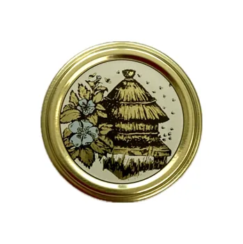 Víčko na zavařovací sklenici Tecnocap Víčko TO 66 zlaté s košnicí