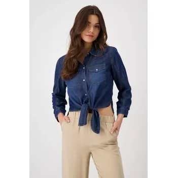 Dámská halenka MONARI SARDINIEN dámská halenka džínová modrá