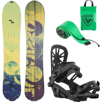 Snowboard ROSSIGNOL After Hours se stoupacími pásy + vázání UNION Explorer
