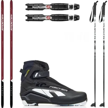 Běžky SPORTEN Perun MgE W s vázáním + boty Fischer XC + hole