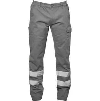 Pánské kalhoty James Ross Kalhoty Zurigo Reflecting šedá M
