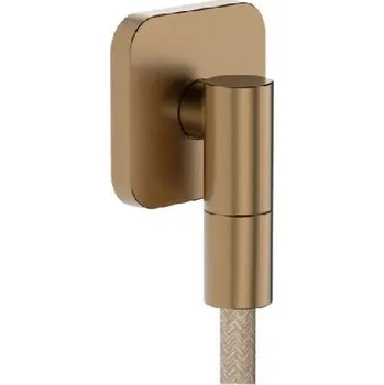 Hansgrohe FixFit Fine Q - Nástěnné kolínko, kartáčovaný bronz 28884140