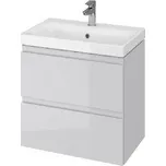 Cersanit Moduo - Umyvadlová skříňka, 57x60x38cm, 2 zásuvky, šedá S929-003