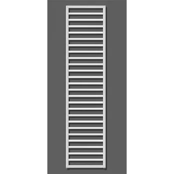 Radiátor Zehnder Subway - Koupelnový radiátor 184x45 cm, rovný, středové připojení 5 cm, bílý lak SUB-180-045