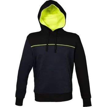 Pánská mikina James Ross Svetr Stamford námořnická modrá/černá 3XL