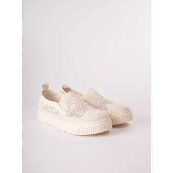 Dámské tenisky PASS dámské tenisky krajkové béžové