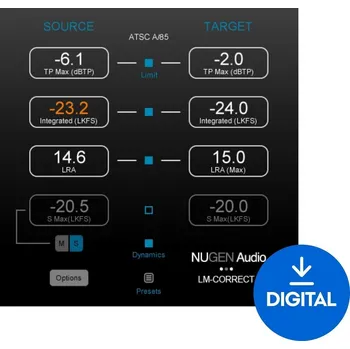 Hudební software Nugen Audio LM-Correct 2 (Digitální produkt)
